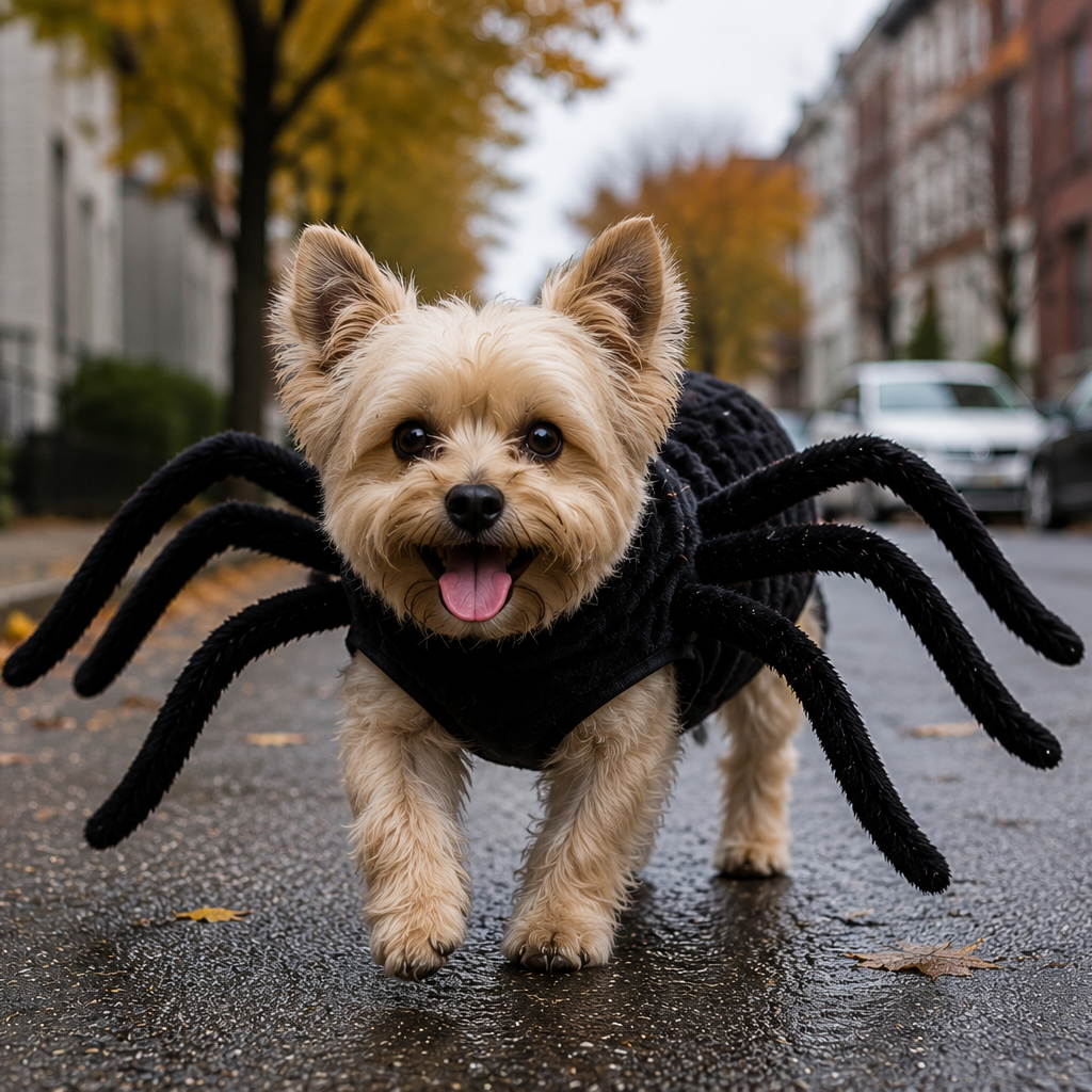 Giant Spider Dog Costume- Funny Halloween Pet Costume